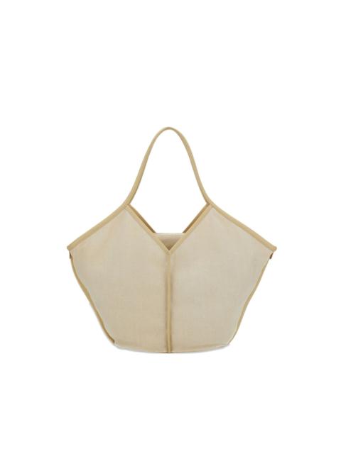 HEREU leather-trim tote bag