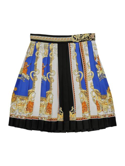 VERSACE Versace Printed Skirt 'Royal Blue/Gold'