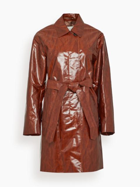 Dries Van Noten Ramblasa Coat in Rust