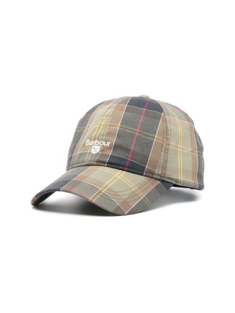 Barbour logo-print baseball cap