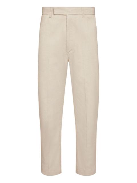 Thom Browne corduroy-texture tapered chino trousers