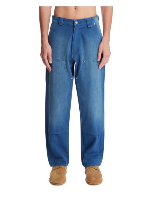 WILLY CHAVARRIA Blue Workwear Carpenter Jeans