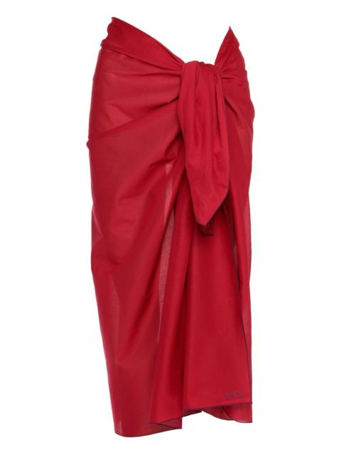 ERES Cabine draped beach skirt