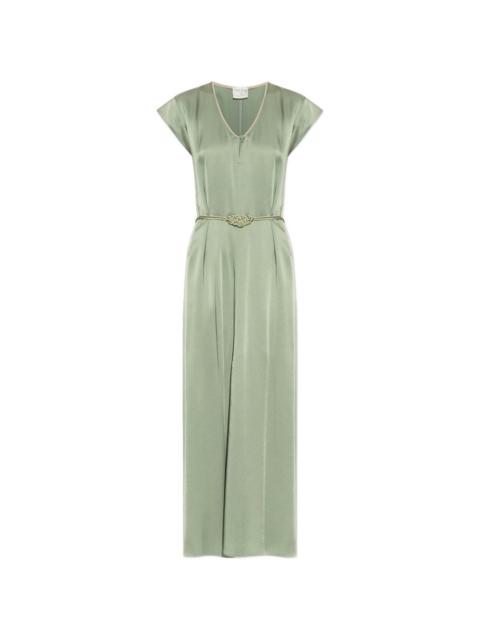 forte_forte V-neck belted dress