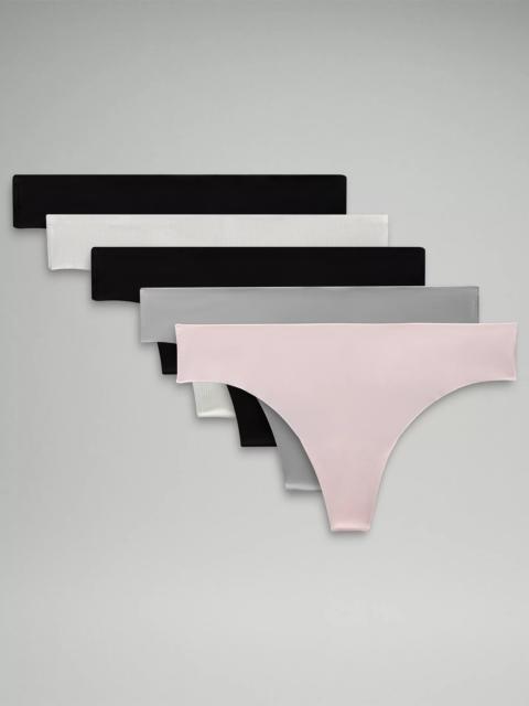 lululemon InvisiWear Mid-Rise Thong Underwear *5 Pack