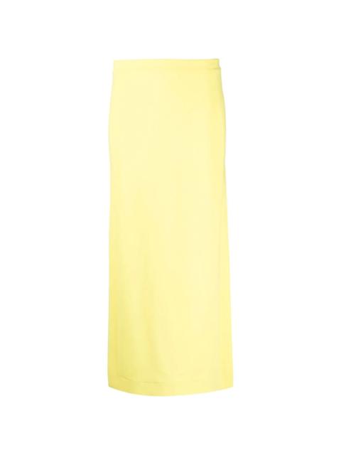 PUCCI high-waisted slit-detail 스커트