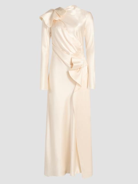 Acler Women's Forever Young Ruffled Ramwark Maxi Dress - Pearl
