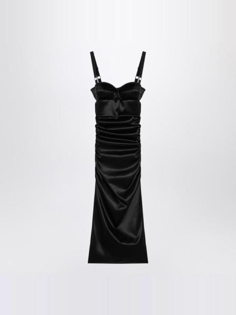 Dolce & Gabbana Dolce & Gabbana Draped Dress With Bra Detail