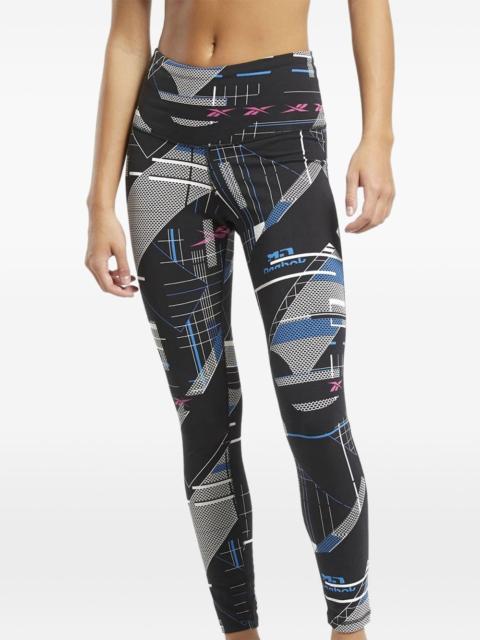 Reebok top-stitching leggings