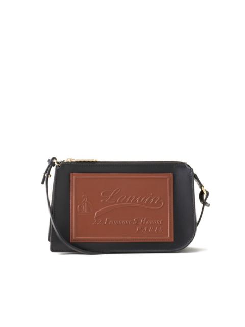 Lanvin logo-plaque crossbody bag