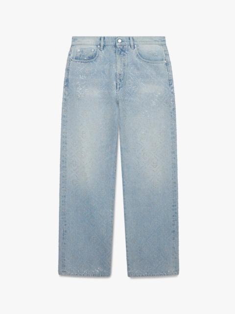 CASABLANCA Light Wash Hotfix Baggy Jeans | Casablanca Paris