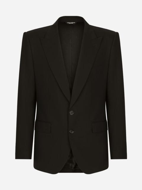 Stretch wool Martini-fit suit