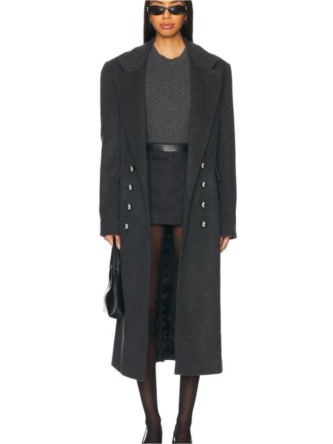 VAILLANT Double Breasted Long Wool Coat