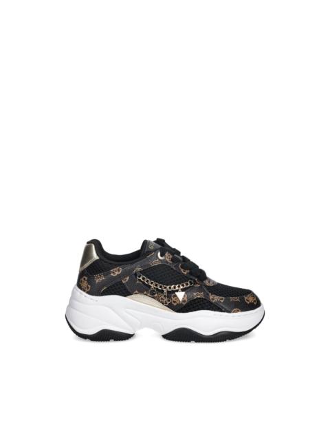 GUESS USA Harpaa logo print chain sneakers