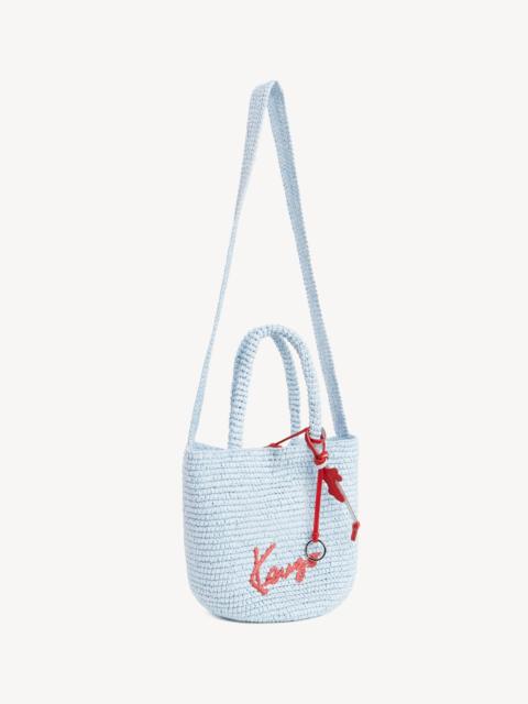 KENZO Small basket in raffia