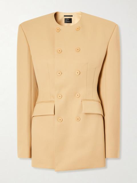 WARDROBE.NYC + Rhw Double-breasted Twill Mini Dress