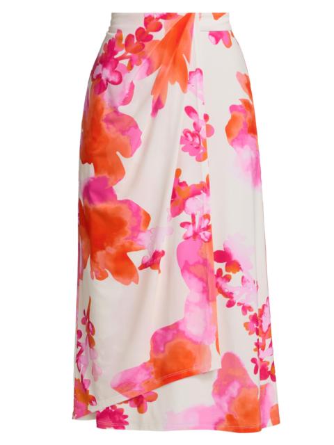 RAMY BROOK Women's Brielle Floral Midi-Skirt - Sunset Orange Floral