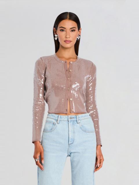 RETROFÊTE ANNAMARIE SEQUIN KNIT CARDIGAN