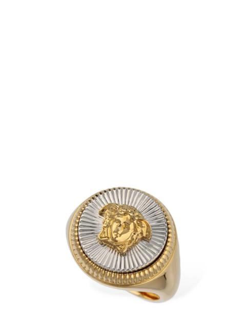 VERSACE Two-tone Medusa thick ring