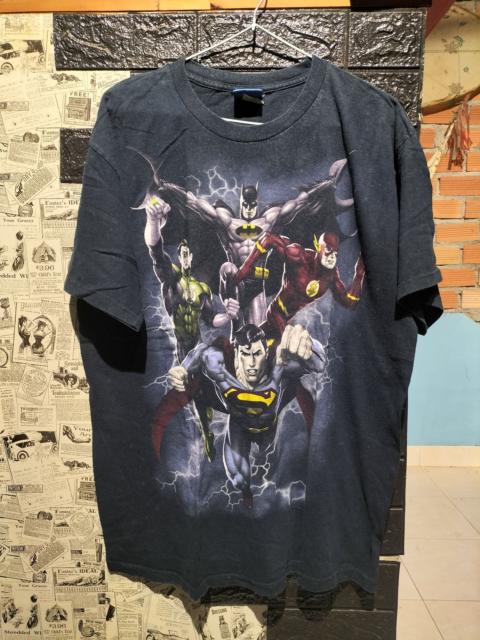 Other brands Y2K Justice League DC Comics Batman Flash tshirt movie promo