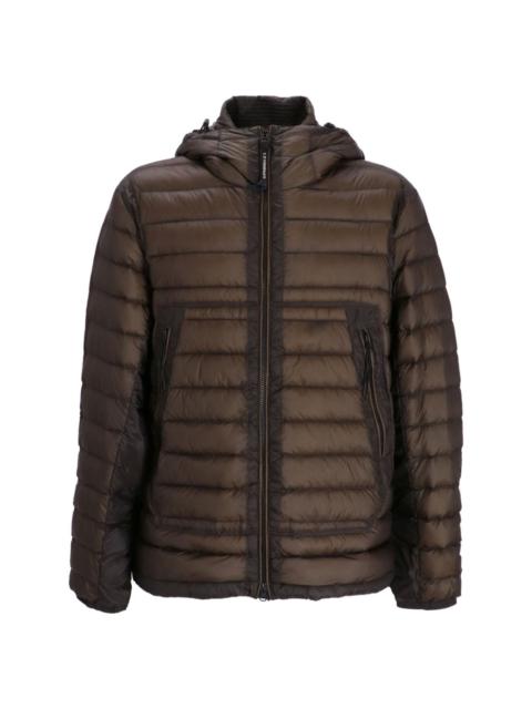 D. D. Shell hooded down jacket