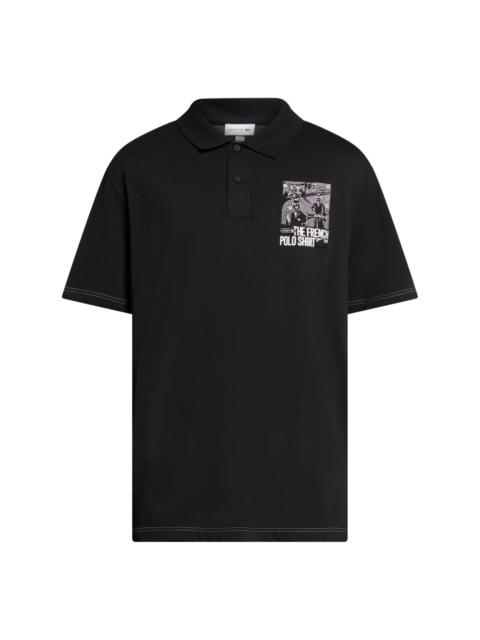 Movement graphic-print polo shirt