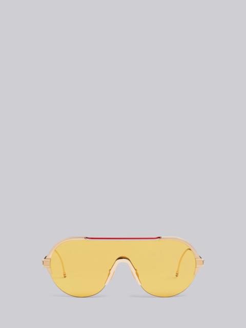 Thom Browne TB811 - Gold Mask Sunglasses