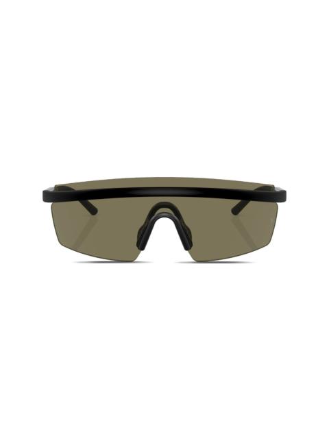 Oliver Peoples R-4 mask-frame sunglasses