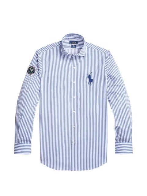Polo Ralph Lauren Wimbledon umpire-uniform striped shirt