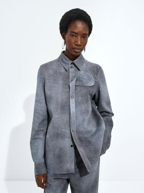 Bottega Veneta Cloudy Suede Shirt