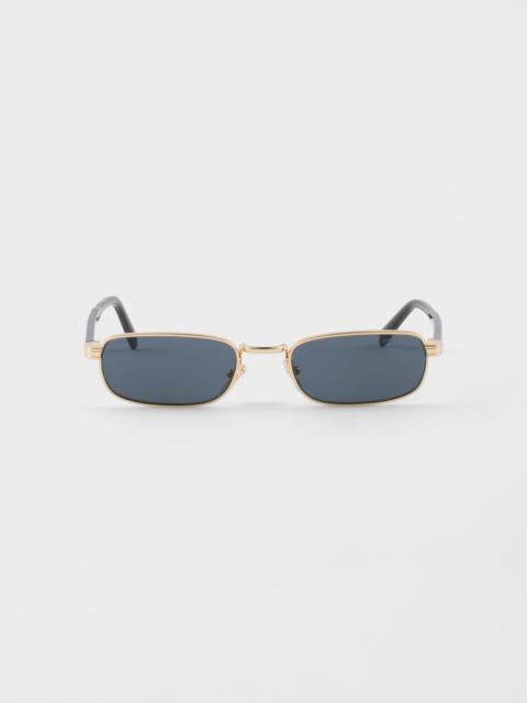 Prada Sunglasses with the iconic metal plaque
