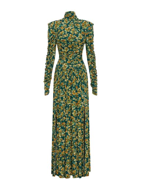 ALÉMAIS Clem Ruched Midi Dress