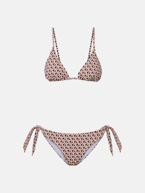 Max Mara Baobab printed bikini
