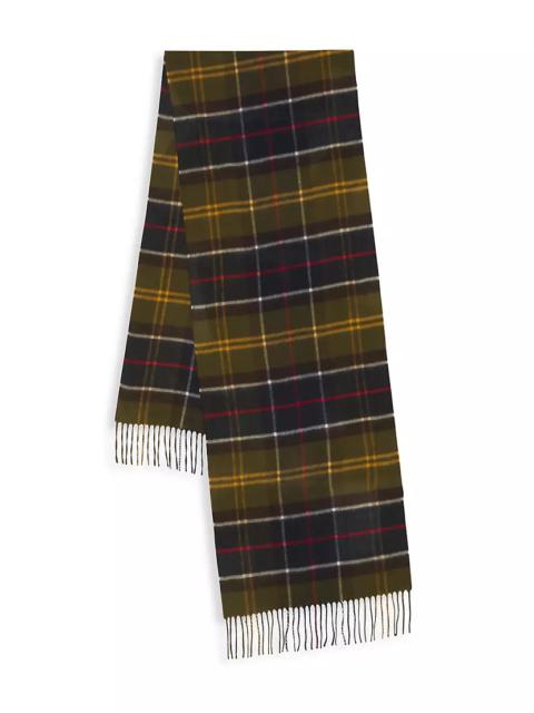 Barbour Yaxley Plaid Wool-Blend Scarf