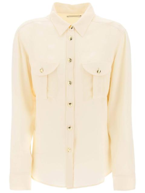 BLAZÉ MILANO FAVEROLLES JACQUARD CREPE SHIRT