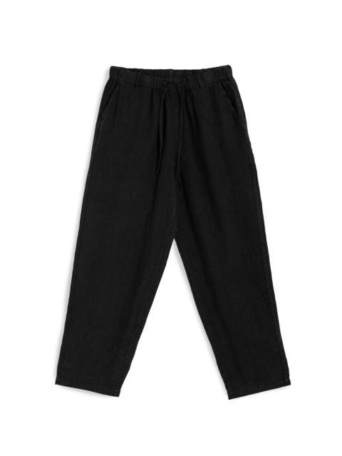 Bather Black Linen Leisure Pant
