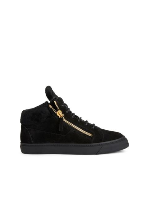 Kriss suede mid-top sneakers