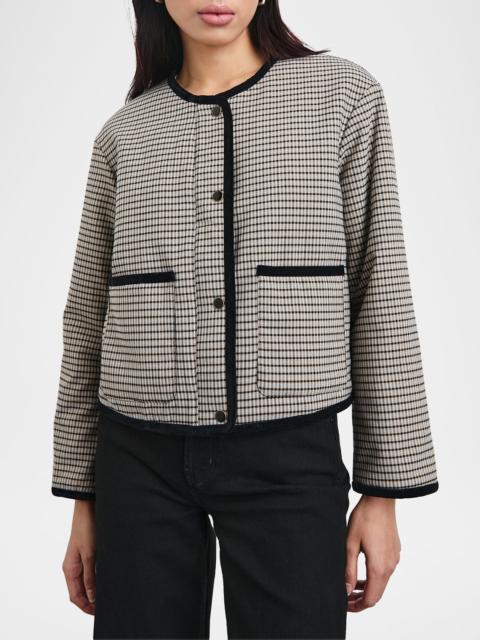Rails Nota Check Quilted Jacket