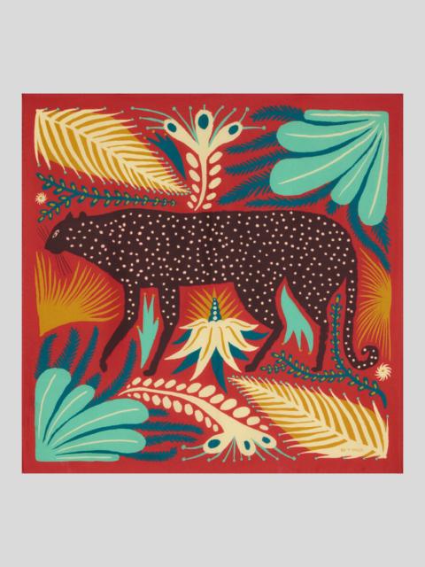 Etro ETRO X TABBY BOOTH SILK TWILL SCARF WITH PLACED PRINT