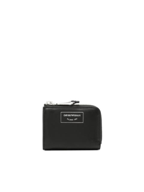 EMPORIO ARMANI zip-around small wallet