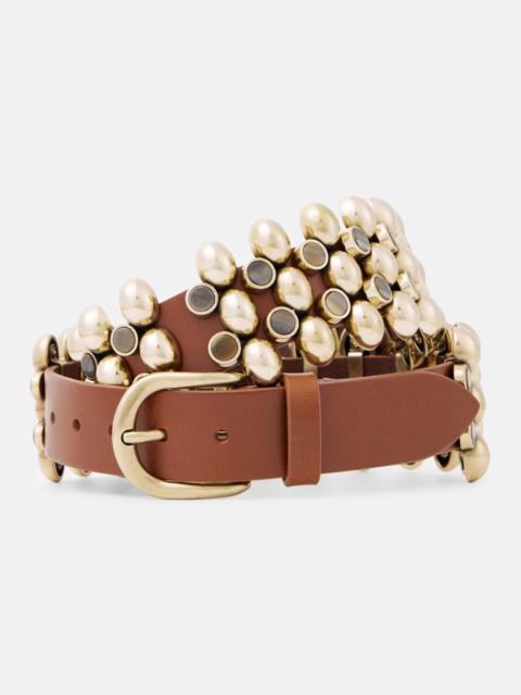 Isabel Marant Varana embellished leather belt