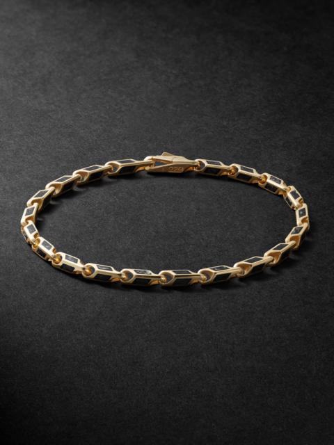 DAVID YURMAN Streamline® 18-Karat Gold Forged Carbon Bracelet