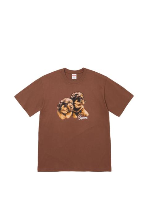 Supreme Puppies graphic-print T-shirt