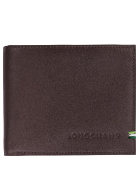Longchamp sur Seine Wallet Mocha - Leather