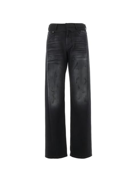 MM6 Maison Margiela contrast waist jeans