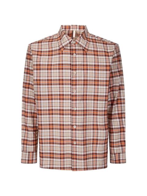 SUNFLOWER Studio checked shirt