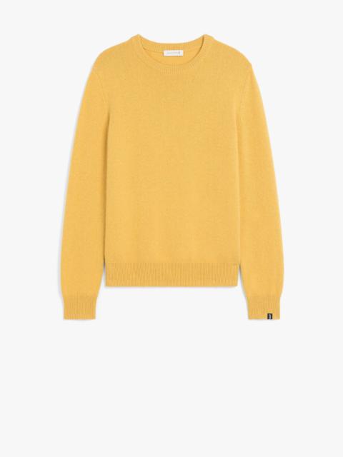 Mackintosh HOLKHAM YELLOW CASHMERE CREWNECK SWEATER