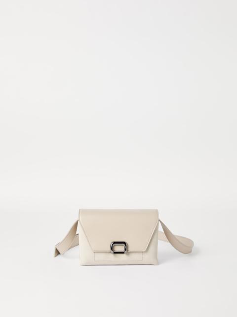 Brunello Cucinelli Sartorial small bag in suede and calfskin