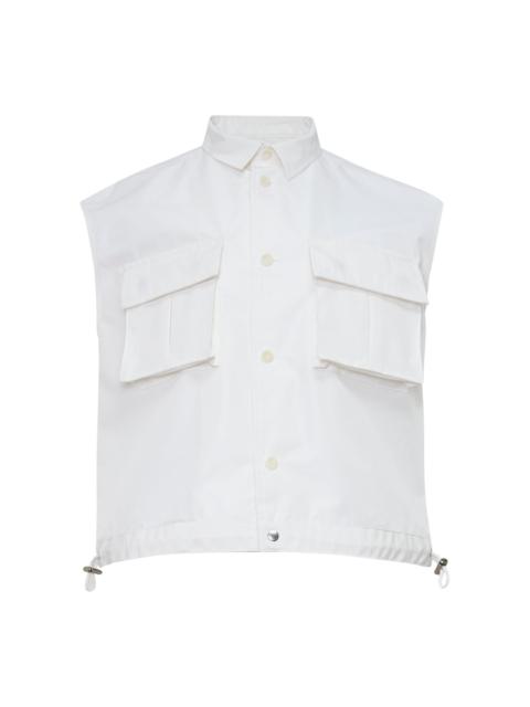 sacai Taffeta Bonding Satin Vest