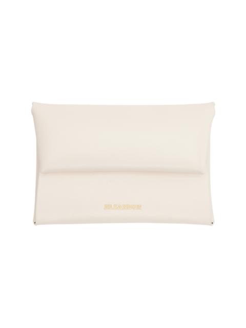 Jil Sander Off-White Folded Coin Pouch